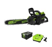Greenworks Pro CS80L2512 - Motosierra sin escobillas, batería de 2,5 Ah y cargador incluido