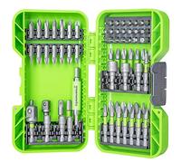 Greenworks Puntas de destornillador endurecidas (juego completo de 70 piezas de puntas de pico y clic adecuadas para todos los destornilladores inalámbricos)