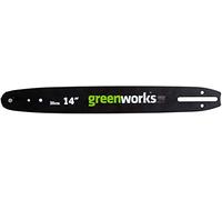 Greenworks repuesto de espada de corte para motosierra, carril guía de 35 cm adecuada para la motosierra G40CS15 de la serie Greenworks de 40 voltios