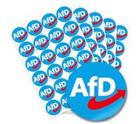 GreenYeah AFD logotipo pegatina, 120 piezas nuevas elecciones AFD pegatina, redondo AFD logotipo pegatina 4,5 cm, la política de pegatina del coche, AFD pegatina para el coche, ventana, coche, moto