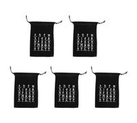 Greethga Bolsa con cordón para tarjetas de tarot estuche para guardar las runas del tarot estuche para joyas bolsa para guardar las tarjetas de tarot y las cartas del tarot Resist, Negro