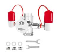 Greethga Estación de lavado de ojos montada en grifo con cubierta, unidad de lavado de ojos de emergencia de primeros auxilios fiable para accesorio de fregadero para laboratorio, fábrica