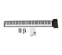 Greethga Teclado PortáTil Piano Roll Up 88 Teclas Teclado ElectróNico de Silicona Flexible con BateríA Recargable para Regalo de Chico