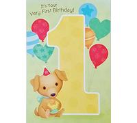 Greeting Card Es tu primer primer cumpleaños con cachorro