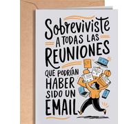 Greeting Cards for Everyone Tarjeta Despedida Compañero de Trabajo - Regalo de Despedida Trabajo - Postal para Compañera de Trabajo, Jefe, Empleado que se va - Regalo Gracioso para Compañeros - EU 29