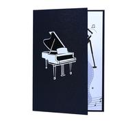 Greeting Cards - Handmade Birthday Cards Funny Foldable Celebration Card For Congratulations & Thanksgiving | 3D Greeting Card Piano Paper Carrd