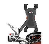 Grefay Soporte de Motocicleta Teléfono Celular Universal para Teléfono Móvil Abrazadera de la Horquilla 3,5 a 6,5 Pulgadas GPS para Teléfonos Inteligentes Otros Dispositivos