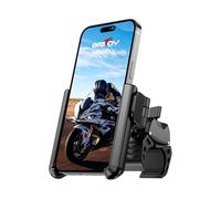 Grefay Soporte Móvil Bicicleta, Soporte Movil Moto [1S Liberación Rápida] Universal Soporte Móvil Moto Rotación de 360 Grados para Smartphone de 4,5 a 7,0 Pulgadas