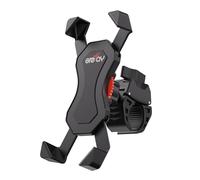 Grefay Soporte Móvil Moto 360°Rotación Soporte Teléfono Bicicleta Soporte Movil Moto para iPhone 17 16 15 14 13 Series, Huawei, 3,5-6,8” Smartphone
