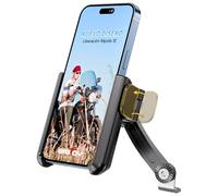 Grefay Soporte Movil Moto Soporte Movil Scooter Desmontaje Rápido 1S Soportes Teléfono Espejo Retrovisor Motocicleta con 360 ° Giratorio para Teléfonos de 3.5-7.0 Pulgadas