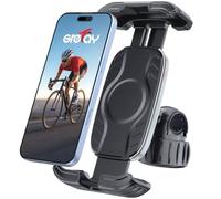 Grefay Soporte Móvil Moto y Bici con Amortiguación | Sujeción al Manillar 15-30 mm sin Herramientas, Compatible iPhone Samsung 4,7-7 Pulgadas, BTT, Bicicleta Eléctrica, Patinete