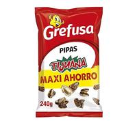 Grefusa | Pipas Tijuana MAXI semillas de girasol - pack de 240gr