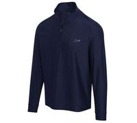 Greg Norman Backswing - Chaqueta de golf con cremallera de un cuarto para hombre, color azul, azul, M