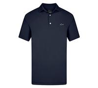 Greg Norman - Shark Logo - Polo para hombre - Camiseta de golf masculina -, azul marino, M