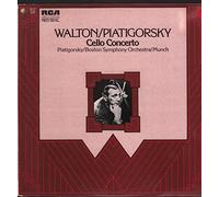 Gregor Piatigorsky, Charles Munch, Boston Symphony Orchestra - LSB 4101 GREGOR PIATIGORSKY Walton Cello Concerto vinyl LP