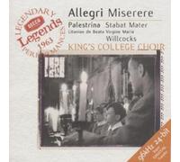 Gregorio Allegri Allegri: Miserere, ect. (CD) Album (Importación USA)