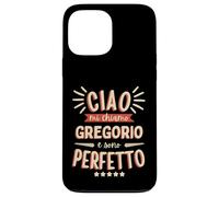 Gregorio Idea Regalo Personalizzata Nome Divertente Carcasa para iPhone 13 Pro MAX
