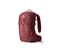 Gregory BioSync - Maya 20 - Mochila de senderismo para mujer, 49 cm, 20 L, 0,86 kg, panel trasero transpirable, compatible con sistema de hidratación, Rojo (Iris Red)