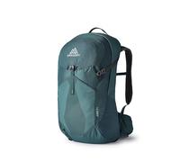 Gregory VaporSpan - Juno 24 - Mochila de senderismo de día para mujer, 52 cm, 24 L, 0,88 kg, panel trasero VaporSpan, compatible con hidratación, funda para lluvia incluida, Verde (Emerald Green)