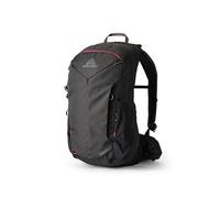 Gregory Vaporspan - Zulu LT 25 - Mochila de senderismo para hombre, 55 cm, 25L, 1.06 KG, Panel trasero ventilado, cinturón lumbar, compatible con sistema de hidratación, Negro (Volcanic Black)