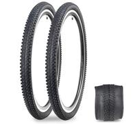 GRELiving neumáticos 24 / 26x1,95 neumáticos para Bicicletas urbanas, Bicicletas de montaña para niños, vehículos Todo Terreno (XM-HY8008-24-2PS)