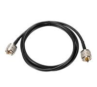 Greluma 1 Pieza 1,2 m UHF macho PL-259 a UHF macho PL-259 RG58 Cable coaxial para radio HAM y CB, analizador de antena, carga simulada, medidor SWR