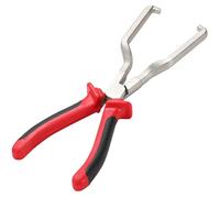Greluma 1 Pieza Alicates para quitar clips línea combustible,con agarre de goma de acero inoxidable,pinzas para tuberías de gasolina y de combustible,herramienta para desconectar y liberar mangueras