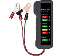 Greluma 1 Pieza Probador de batería de automóvil de 12V,probador de alternador automotriz,verificador de batería,analizador para verificar el alternador y el sistema de carga de la batería