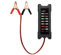 Greluma 1 Pieza Probador de batería de coche de 12V 24V,probador de alternador automotriz,comprobador de batería,analizador para comprobar el alternador y el sistema de carga de batería