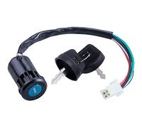 Greluma 1Pc interruptor llave encendido 4 cables motocicleta con tapa para 50cc 70cc 90cc 110cc 125cc 150cc 200cc 250cc Taotao Sunl ATV bicicleta bolsillo tierra cuádruple scooter eléctrico