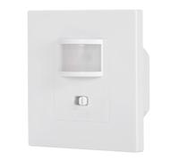 Greluma 1PC sensor de movimiento PIR infrarrojo de AC 220V,rango de detección de 10m a 180°,interruptor de sensor de movimiento empotrado auto de encendido/apagado montado en la pared para LED de tira