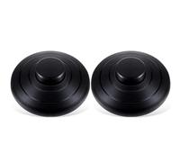 Greluma 2 Piezas Interruptor de pie para lámpara de pie, interruptor de pedal de AC 100-250 V, interruptor en línea de pie redondo, botón pulsador de resorte de encendido y apagado para luz LED