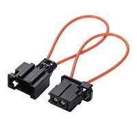 Greluma 2 Piezas Most Adaptador de Cable Óptico de Fibra Óptica del Conector de Cable Óptico de Derivación y Herramienta de Diagnóstico de Adaptador Macho para Automóvil