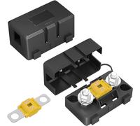 Greluma 2 Piezas portafusibles AMI/Midi y 2 fusibles de tornillo de alta corriente midi de 60 A para coches, camiones, vehículos (60 amperios)