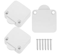 Greluma 3PCS Interruptor de lámpara de gabinete, interruptores táctiles de armario de 250V 2A, interruptor de contacto de puerta normalmente cerrada, para interruptor de muebles, LED