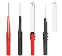 Greluma 4 Pieza Sonda de perforación de alambre Sondas traseras de aislamiento, Pin no destructivo de sonda, Kit de sonda trasera para coche de prueba, 2 estilos