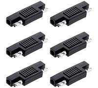 Greluma 6 Piezas Conectores de Adaptador de Polaridad Inversa SAE para Panel Solar, Cable de Extensión de Desconexión Rápida, Cargador y Mantenedor de Batería