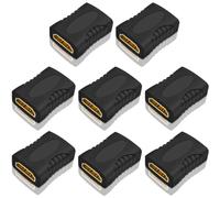 Greluma 8 Piezas Acoplador Hembra Compatible con HDMI, Adaptador de Conector Hembra a Hembra, Extensor de Cable 3D 1080P