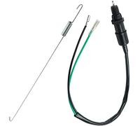 Greluma Interruptor de luz de freno trasero Universal para motocicleta con Kit de resorte apto compatible con Honda Kawasaki Suzuki Yamaha Quad Bikes ATVs Scooters