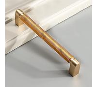 GREMBI Mango de Muebles Pull, Manijas de Puerta de Armario de Aleación de Aluminio, Manija de Cajón con Tornillos, Decoración Del Hogar para Puerta de Vestuario 1 Pcs (Tono de Agujero, 800 Mm, Oro)/Or