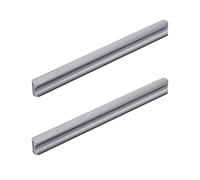 GREMBI Manijas de Gabinete Cajón de Cocina Tiradores de Aleación de Aluminio Modernos Manijas de Las Puertas Manijas de Armario Tiradores de Hardware con Tornillos para Muebles Cajón de Vestuario (Lon