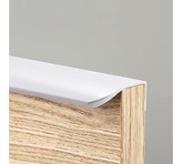 GREMBI Plegando el Borde de Los Dedos Cajón de Cocina Oculto Manija Cajón Oculto Manjas de la Puerta de la Cocina Manijas de Las Puertas Del Armario para la Puerta Del Armario de Muebles de Cocina, 1