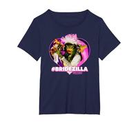 Gremlins Bridezilla Camiseta, Mujer Tallas Grandes, Azul Marino, 6XL Grande