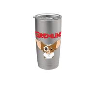 Gremlins Gizmo Logo Vaso térmico de acero inoxidable de doble pared