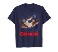 Gremlins Poster Camiseta, Hombre, Azul Marino, 6XL
