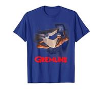 Gremlins Poster Camiseta, Hombre, Azul Real, M