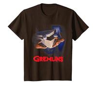 Gremlins Poster Camiseta, Niños, Marrón, 6 años