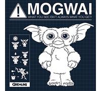 Gremlins "Reglas de La Mogwai Canvas, Multicolor, 40 x 40 cm