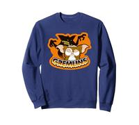Gremlins Stripe and Gizmo Halloween Sudadera, Unisex para Adultos, Azul Marino, XL
