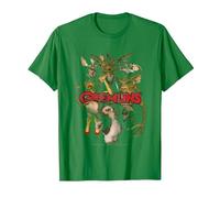 Gremlins Trouble Brewing Camiseta, Hombre, Verde Kelly, 3XL